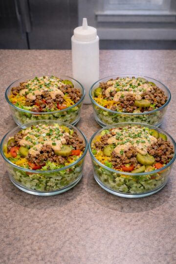 Big Mac Protein Bowl